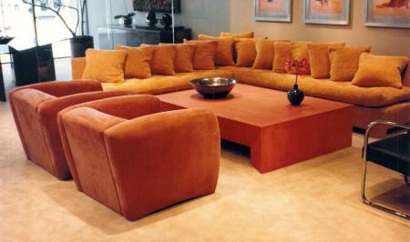 Avalon chairs with custom sectional