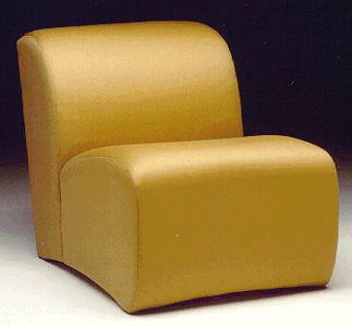 Avalon center armless chair