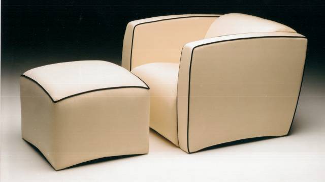 Avalon lounge chair and ottoman