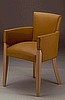 Knick. upholstered pull up chair
