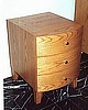 Melrose End Table/ three drawer cabt.