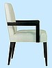 PARLOR SIDE  CHAIR w/ wood arms